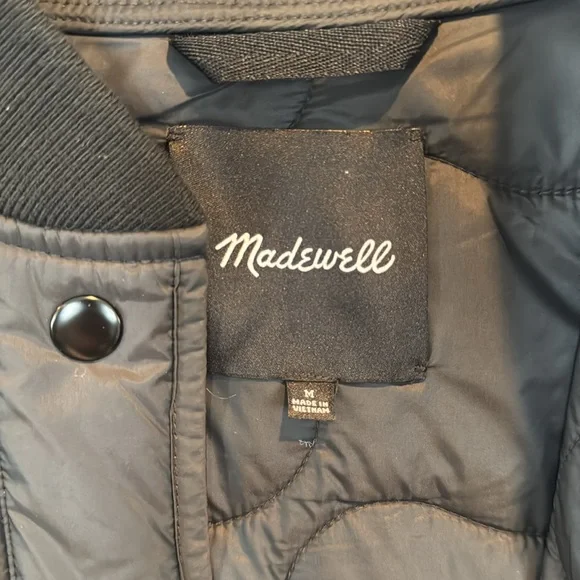 Madewell Quilted Oversized Bomber Jacket - Picture 5 of 6